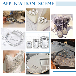 75Pcs Sew on Rhinestone&nbsp;RGLA-FG0001-31