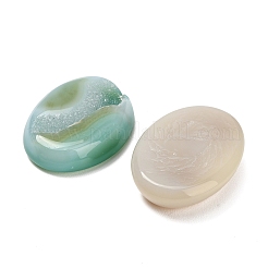 Oval Natural Druzy Geode Agate Ornament&nbsp;G-F833-U01-02