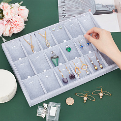1Pc 18-Slot Wood Pendant Necklace Displays&nbsp;NDIS-PH0001-07