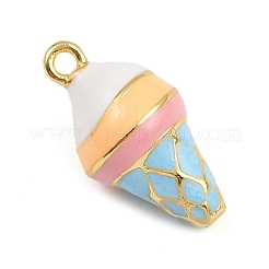 Brass Enamel Charms&nbsp;KK-I352-14G-02