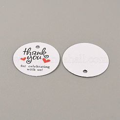 100Pcs Jewelry Display Kraft Paper Gift Tags&nbsp;CDIS-WH0021-032