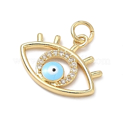 Brass Micro Pave Cubic Zirconia Pendants&nbsp;KK-H255-02A-G02