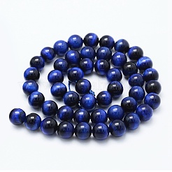 Natural Tiger Eye Beads Strands&nbsp;G-F561-6mm-B02