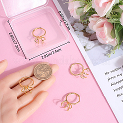 Brass Adjustable Ring Findings&nbsp;KK-BBC0023-69C