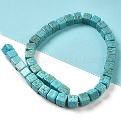 Synthetic Turquoise Beads Strands&nbsp;TURQ-F009-02D-02