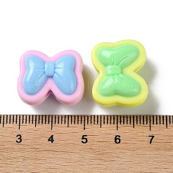 Two Tone Opaque Acrylic Beads&nbsp;X-SACR-I005-08E
