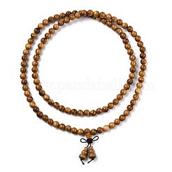 4-Loop Wrap Style Buddhist Jewelry&nbsp;WOOD-N010-021