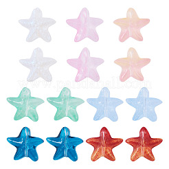 28Pcs 7 Colors Glass Beads&nbsp;GLAA-TA0003-34