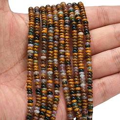 Natural Ocean Jasper Beads Strands&nbsp;G-L635-A14-4x2mm