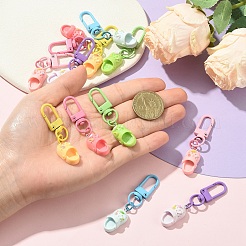 12Pcs 6 Colors Resin Shoes Pendant Decorations&nbsp;HJEW-YW00238