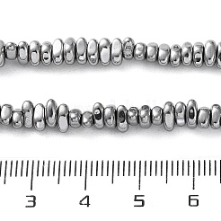 Electroplated Synthetic Non-magnetic Hematite Beads Strands&nbsp;G-I364-B01-03