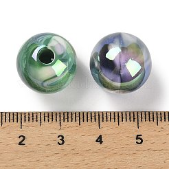 UV Plating Two Tone Acrylic Beads&nbsp;SACR-R001-14A
