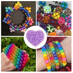 800Pcs Transparent Plastic Beads&nbsp;KY-SP0001-52D
