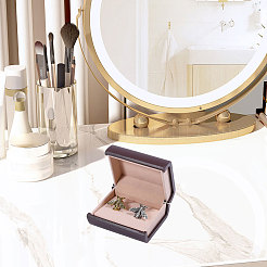 Plastic Jewelry Cufflink Packing Boxes&nbsp;CON-WH0001-66