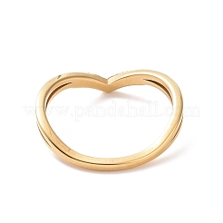 Clear Cubic Zirconia Wave Finger Ring&nbsp;RJEW-D120-19G