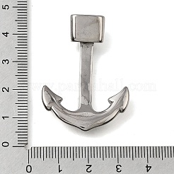 304 Stainless Steel Anchor Hook Clasps&nbsp;STAS-F356-11P-01