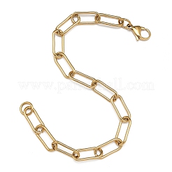 304 Stainless Steel Paperclip Chains&nbsp;X-STAS-I146-01G