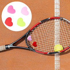 8Pcs 4 Colors Silicone Tennis Racquet Dampener&nbsp;AJEW-CN0005-01