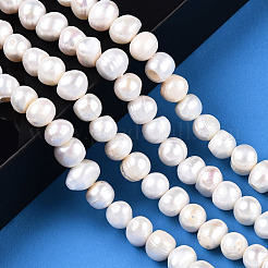 Natural Cultured Freshwater Pearl Beads Strands&nbsp;X1-PEAR-N013-08G