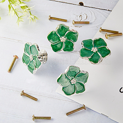 4Pcs Alloy Rhinestone Drawer Knobs&nbsp;AJEW-GF0007-43