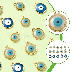 15Pcs 3 Styles Epoxy Resin Enamel Pendants&nbsp;RESI-YW0001-78