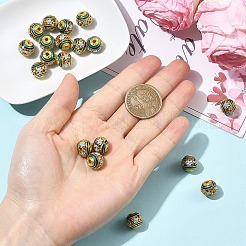 10Pcs Alloy Enamel Beads&nbsp;ENAM-YW0009-38