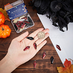 30Pcs 3 Colors Halloween Theme Alloy Enamel Pendants&nbsp;ENAM-SC0003-50