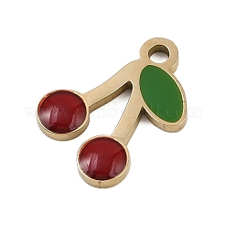 304 Stainless Steel Enamel Charms&nbsp;STAS-I338-01G-08