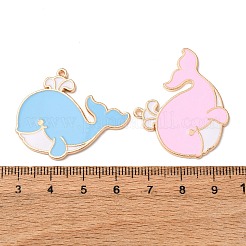 Alloy Enamel Pendants&nbsp;ENAM-B033-02B