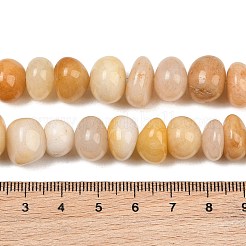 Natural Yellow Jade Beads Strands&nbsp;GG-CBACF26-A02-01