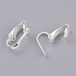 Brass Clip-on Earring Findings&nbsp;X-KK-Z007-30S