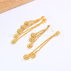 Brass Stud Dangle Earrings for Women&nbsp;MI0671