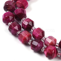 Dyed Natural Tiger Eye Beads Strands&nbsp;G-O201B-111F