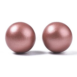 Painted Natural Wood Beads&nbsp;WOOD-S057-071H
