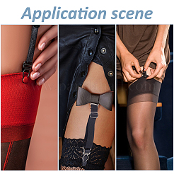 12Pcs Polyester Leg Garters for Thigh&nbsp;AJEW-FH0007-74A