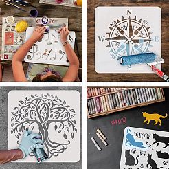 Large Plastic Reusable Drawing Painting Stencils Templates&nbsp;DIY-WH0172-747