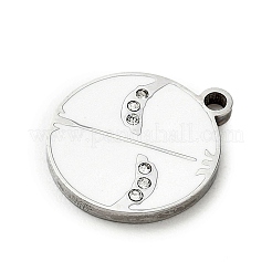Twelve Constellations 304 Stainless Steel Enamel Pendants&nbsp;SA-CBAAE04-01P-09