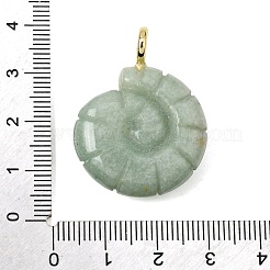 Natural Green Aventurine Carved Pendants&nbsp;G-C282-01G