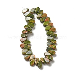 Natural Unakite Beads Strands&nbsp;G-B064-B10