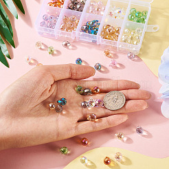 130Pcs 10 Styles Electroplate Glass Beads&nbsp;EGLA-TA0012-38
