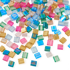 160Pcs 8 Colors 2-Hole Glass Seed Beads&nbsp;SEED-BT0001-01