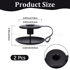 Iron Candle Holder&nbsp;DJEW-CN0001-53