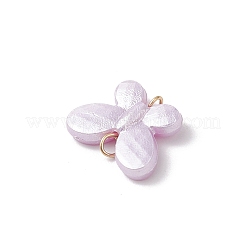 Opaque Acrylic Butterfly Links Connector Charms&nbsp;PALLOY-JF04284-02