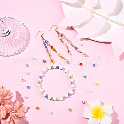 300Pcs 10 Colors Transparent Glass Beads&nbsp;EGLA-YW0001-79