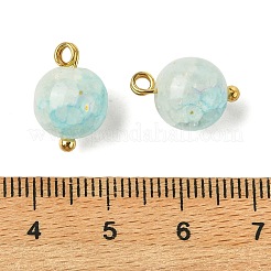 Alloy Glass Pendants&nbsp;GLAA-P080-04G-07