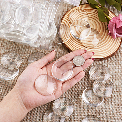 Transparent Glass Cabochons&nbsp;GGLA-CD0001-04