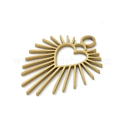 201 Stainless Steel Pendants&nbsp;STAS-I332-12G