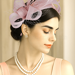 Polyester Hair Bands&nbsp;OHAR-WH0001-21B
