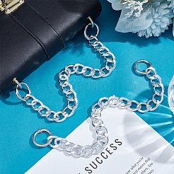 2Pcs Alloy Curban Purse Chains&nbsp;PURS-UN0001-13P