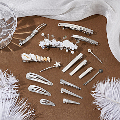 Iron Alligator & Snap Hair Clip Findings&nbsp;IFIN-PH0024-60P